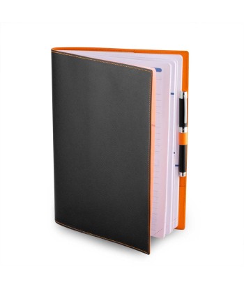 Vente exclusive - Couverture pour agenda  & cahier en cuir A4 - Veau grainé en stock