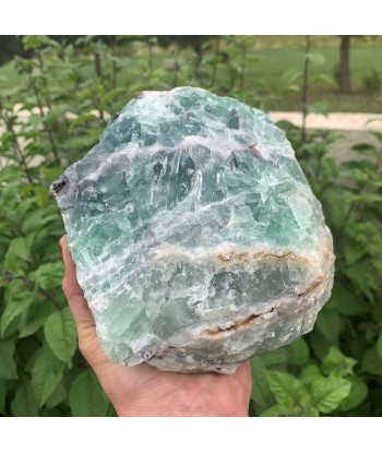 Grande Fluorine arc en ciel de 4kg 200g ! Une fluorite rare de l' environnement