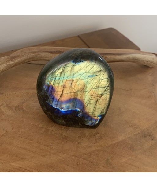 Magnifique Labradorite de forme libre polie, 427g Feldspath, multi couleur chez Cornerstreet bien 