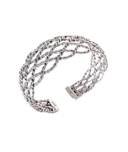 Bracelet Manchette Bertha en argent ou a consommer sur place