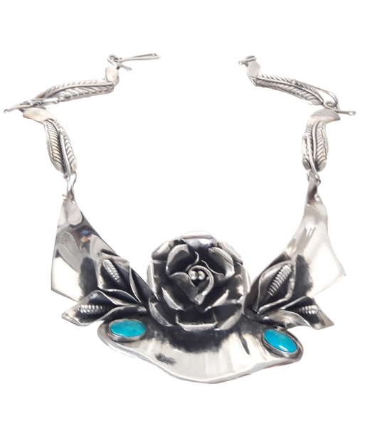 Collier Frida en argent massif et turquoise meilleur choix