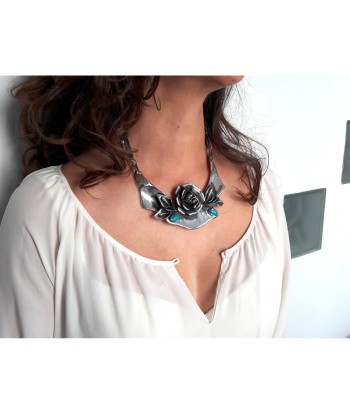 Collier Frida en argent massif et turquoise meilleur choix