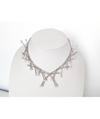 Collier Muguet en argent de technologie