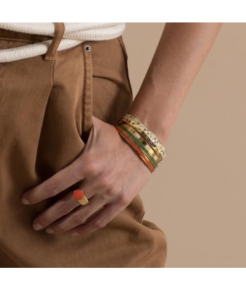 Bracelet jonc Bangle tangerine chez Cornerstreet bien 