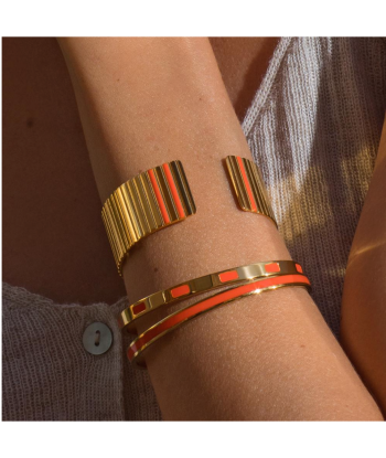 Bracelet jonc Bangle tangerine chez Cornerstreet bien 