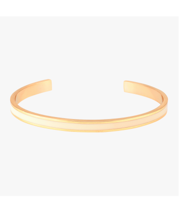 Bracelet jonc bangle blanc sable Par le système avancé 