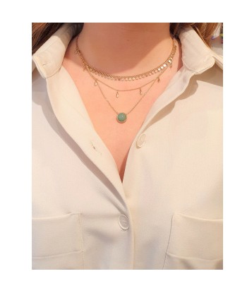 Collier Gotitas plaqué or l'achat 