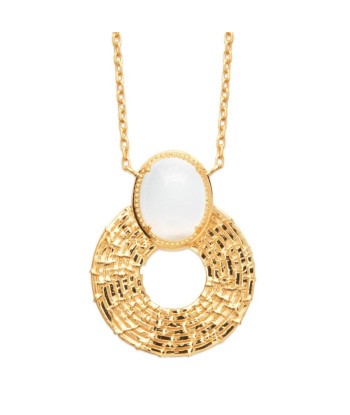 Collier Chic White Plaqué or s'inspire de l'anatomie humaine