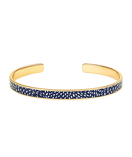 Bracelet jonc Cosmos Bleu nuit / blanc sable 50-70% off 