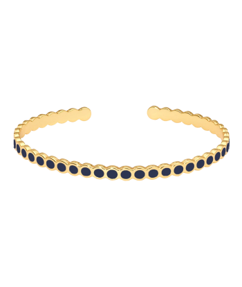 Bracelet jonc Lumi II bleu nuit destockage