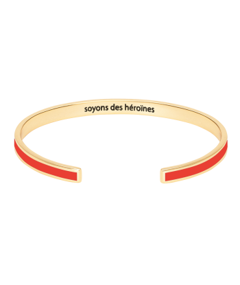 Bracelet jonc Soyons des Héroïnes Tangerine prix