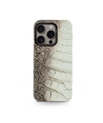 Coque cuir "Prime" pour iPhone 16 ( Pro & Pro Max ) - Crocodile "Himalaya" À commander