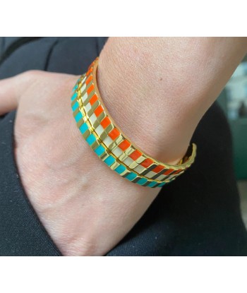 Bracelet jonc Bangle Inès Tangerine Voir les baskets