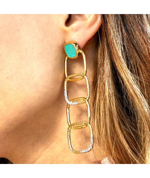 Boucles d'oreilles Kaïa Turquoise Be Maad Faites des économies