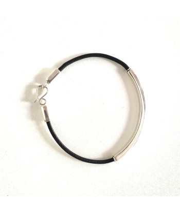 Bracelet Homme en argent et cuir en ligne