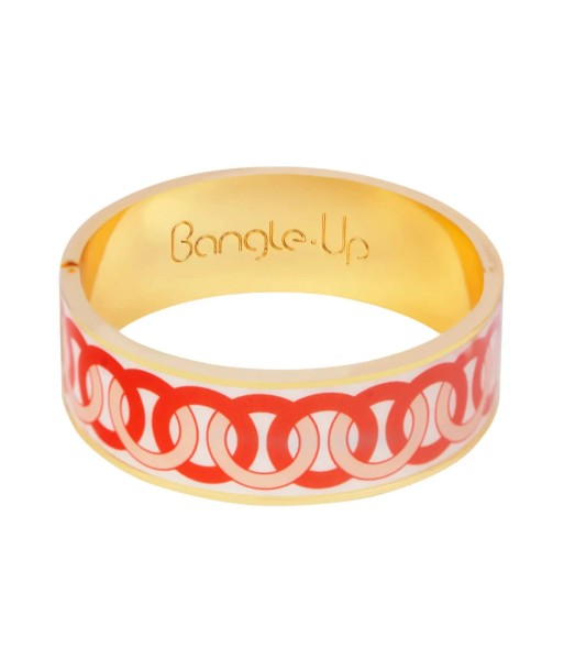 Bracelet Ring Print Orange Tonic Bangle Up Comparez et commandez 