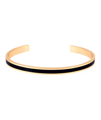 Bracelet jonc noir Bangle Up pas chere