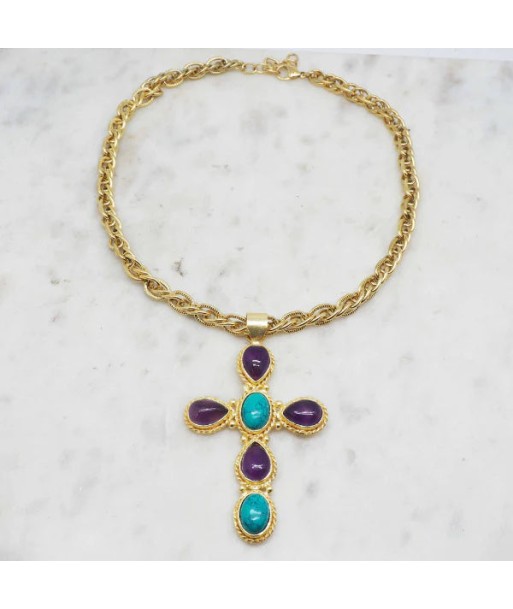 Collier Faith Turquoise Améthyste Niiki Paris l'achat 