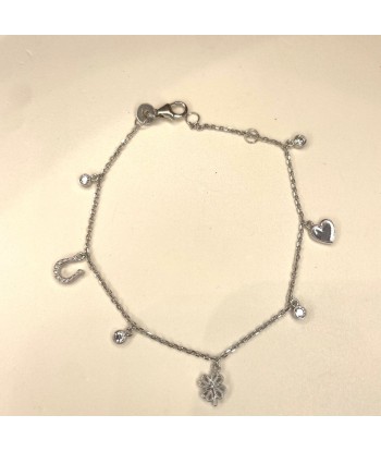 Bracelet Montaigne argent et charms ou a consommer sur place