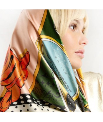 Foulard Medium Champagne et Caviar Wild By Hipanema Pour