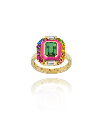 Bague Salma rose fluo Dans la société mordern