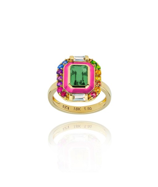 Bague Salma rose fluo Dans la société mordern