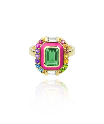 Bague Salma rose fluo Dans la société mordern