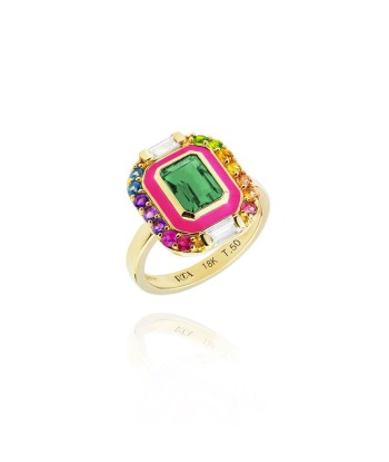 Bague Salma rose fluo Dans la société mordern