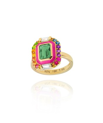 Bague Salma rose fluo Dans la société mordern