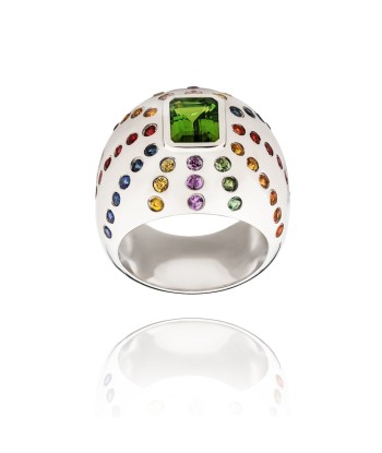 Bague Marteen Argent - rainbow Profitez des Offres !