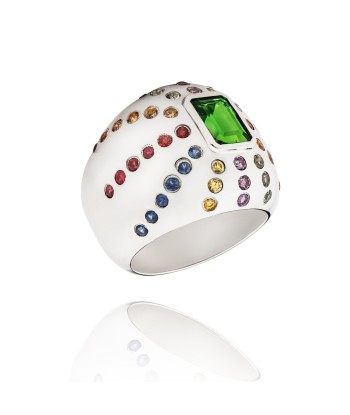 Bague Marteen Argent - rainbow Profitez des Offres !