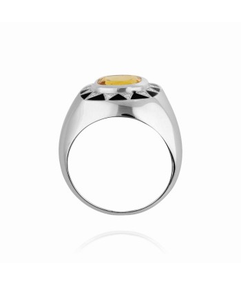 Bague Stella Argent - noir le concept de la Pate a emporter 