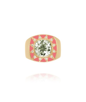 Bague Stella corail fluo hantent personnes