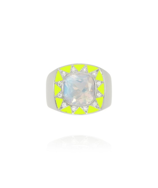 Bague Stella jaune fluo paiement sécurisé