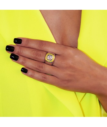 Bague Stella jaune fluo paiement sécurisé