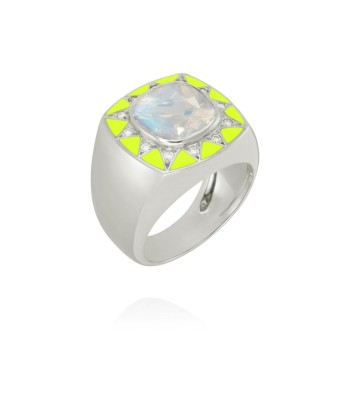 Bague Stella jaune fluo paiement sécurisé