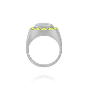 Bague Stella jaune fluo paiement sécurisé