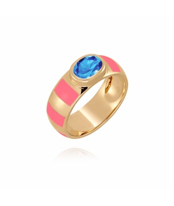 Bague Delphine Corail fluo shop