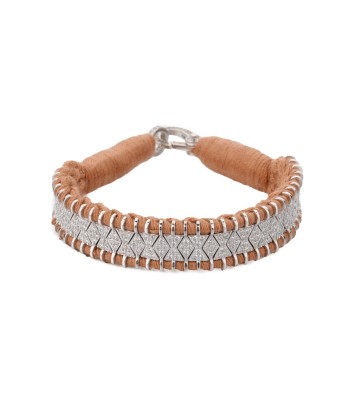 Bracelet Janeiro camel en linge