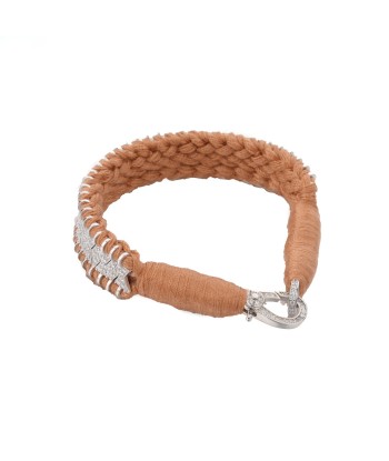 Bracelet Janeiro camel en linge