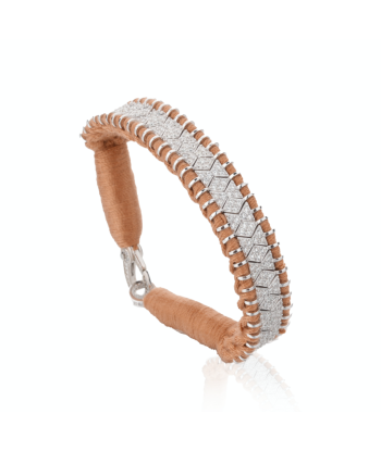 Bracelet Janeiro camel en linge