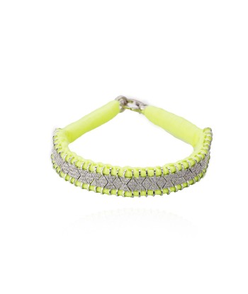 Bracelet Janeiro jaune fluo Venez découvrir notre 