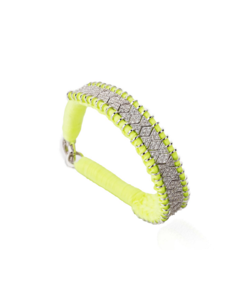 Bracelet Janeiro jaune fluo Venez découvrir notre 