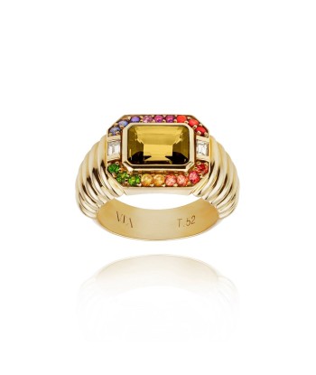 Bague Macy Or, Citrine Faites des économies