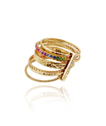 Bague Fanny rainbow solde