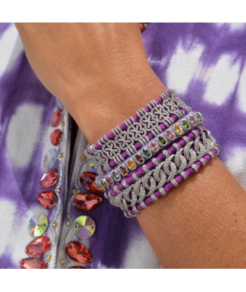 Bracelet Salvador violet de technologie