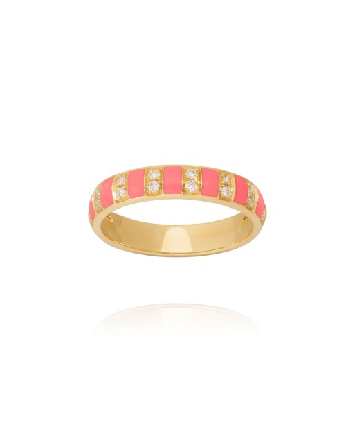 Bague Billie Corail fluo paiement sécurisé