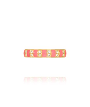 Bague Billie Corail fluo paiement sécurisé