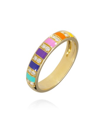 Bague Billie Rainbow Amélioration de cerveau avec