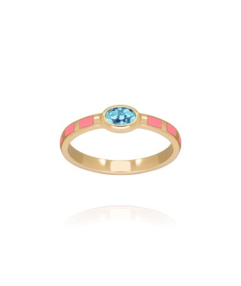 Bague Marnie corail fluo Pour